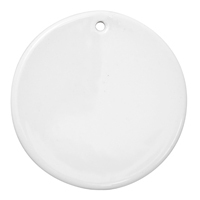 3" Round Ornament with Hole