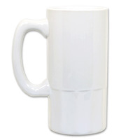20 oz. Ceramic Beer Stein with Fluted Base