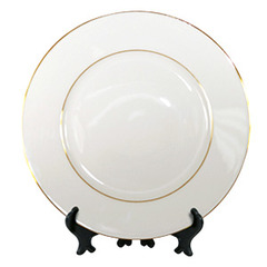 10"  Decorative Plate with Gold Trim