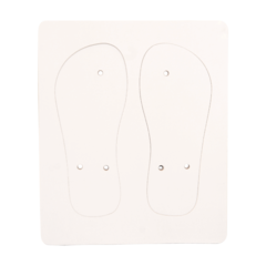 Sublimation Flip-Flops by Photo USA, Large Orange Insole